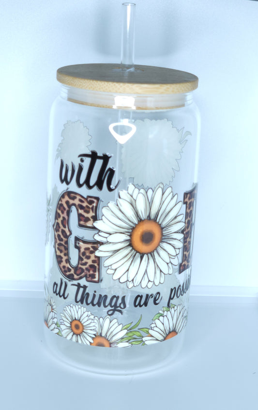 16 OZ GLASS JAR